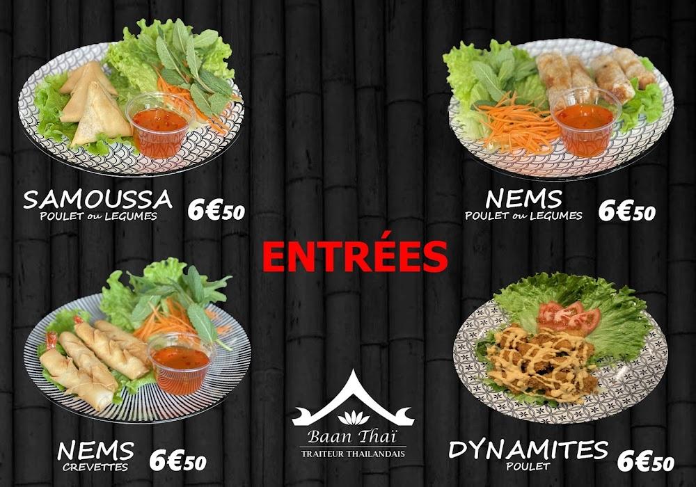 Baan Thaï Restaurant Thailandais - Menu Image 3